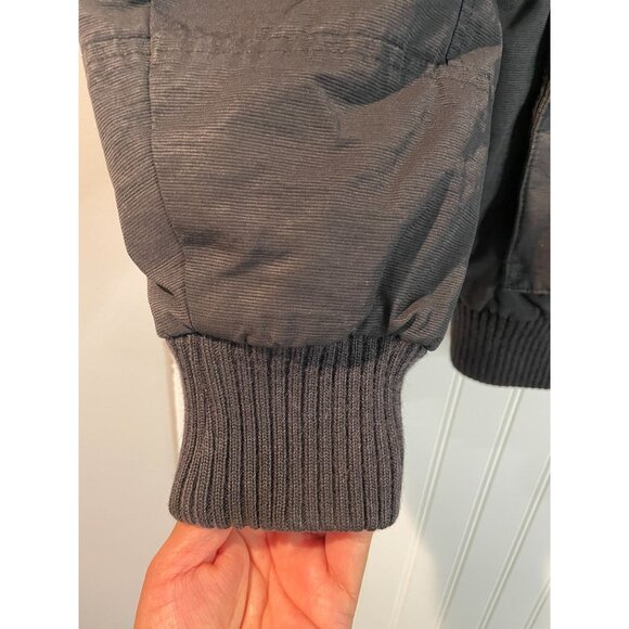 Volcano Mens Black Cotton-Nylon Blend Jacket With Multiple Pockets Ribbed Cuffs - Picture 14 of 15